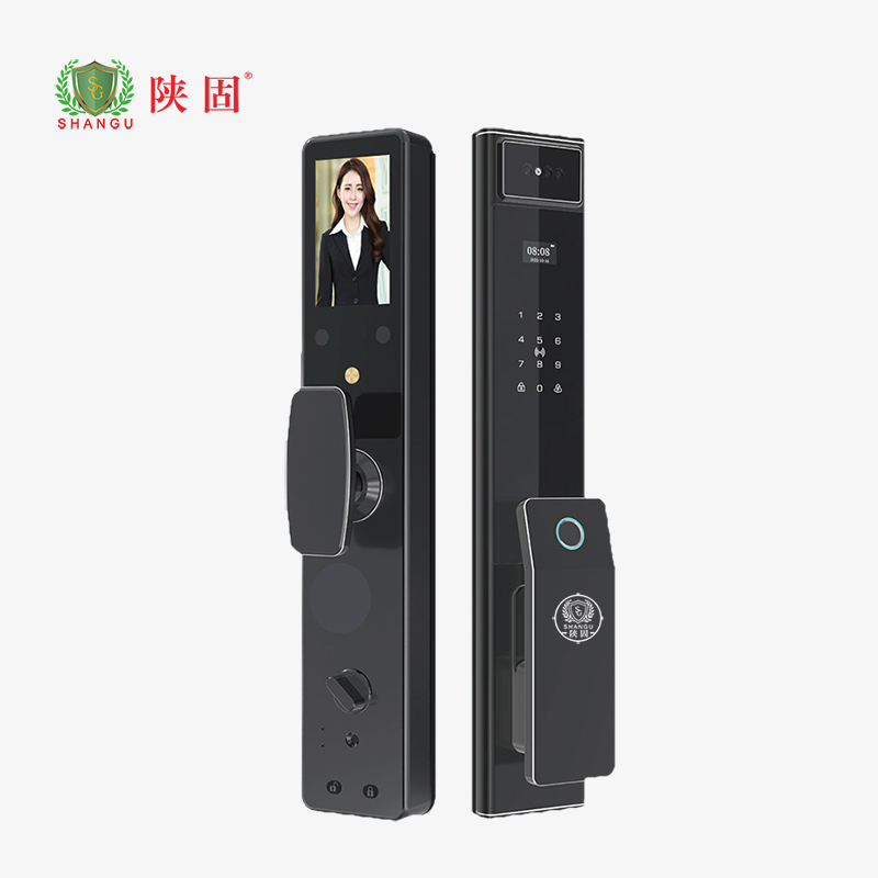 陜固SG-R6 CNC精雕3D人臉識別智能鎖